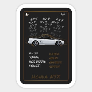 Honda NSX Sticker